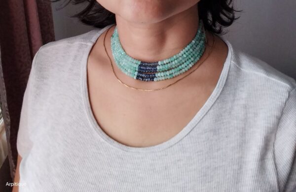 Stone beads neckpiece - Image 3