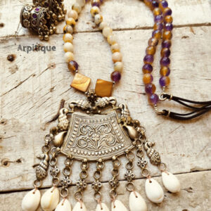 Silver replica neckpiece