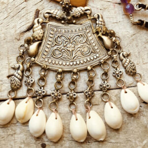 Silver replica neckpiece
