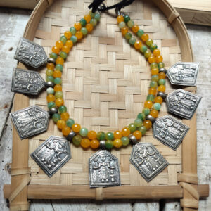 Silver replica neckpiece