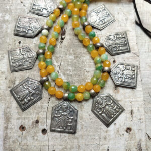 Silver replica neckpiece