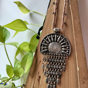Silver replica neckpiece