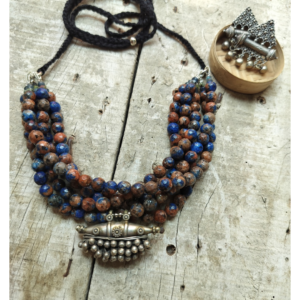 Silver replica necklace