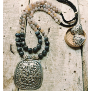 Silver replica necklace